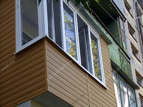 Наружная отделка балкона и лоджии в Москве: красиво, надёжно, по делу. Фото № 16