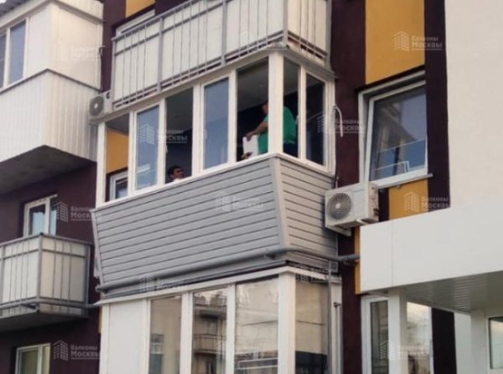 Расчет остекления с расширением балкона