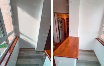 Комплексная отделка лоджии под ключ: остекление и обшивка гипсокартоном