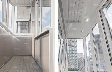 Утепление балкона с внутренней отделкой панелями