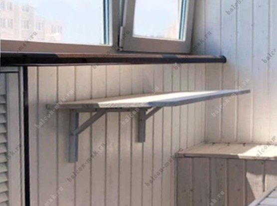 Ремонт лоджии под ключ с отделкой ламинатом