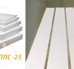 Утепление пенополистиролом с монтажем лаг из бруса