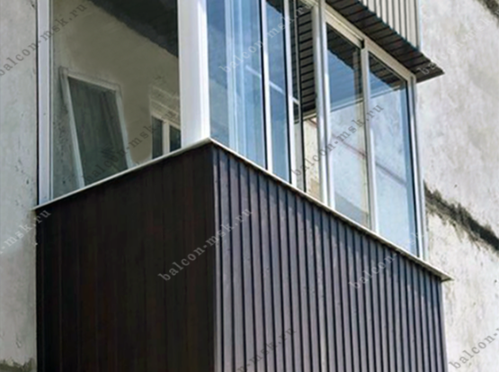 Наружная отделка балкона и лоджии в Москве: красиво, надёжно, по делу. Фото № 21