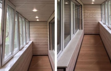 Расчет ремонта лоджии ПВХ панелями