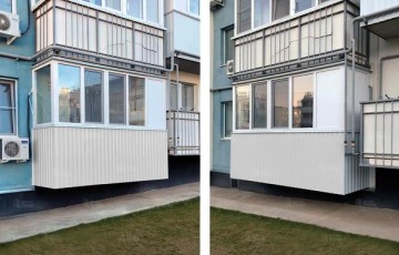 Расчет остекления балкона ПВХ окнами Brusbox