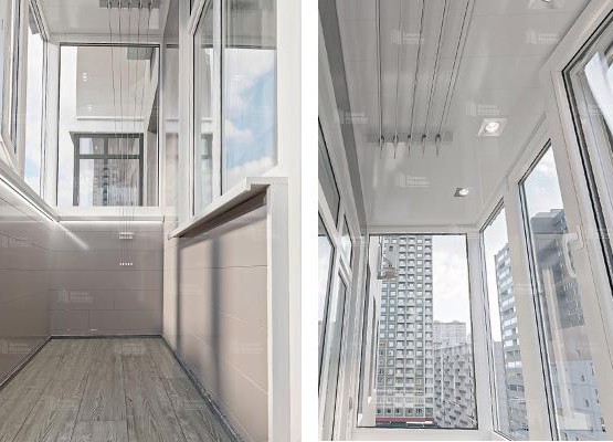 Утепление балкона с внутренней отделкой панелями