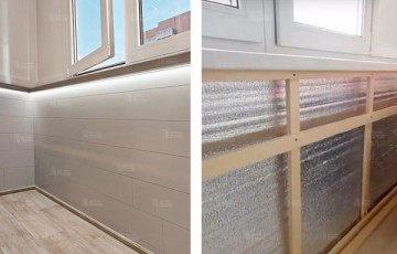 Утепление стен пенофолом с отделкой ПВХ панелями