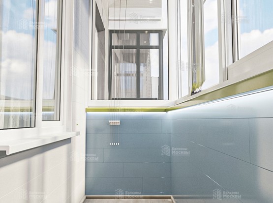 ПВХ-отделка лоджии под ключ: чисто, быстро, надолго. Фото № 1