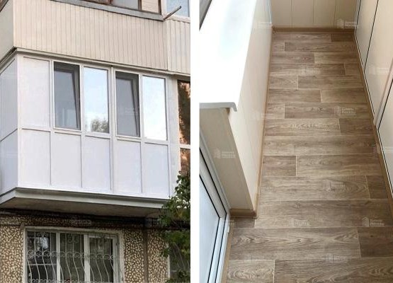 Кейс: ремонт Г-образного балкона с выносом по плите