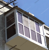 Примеры работ компании Балконы Москвы