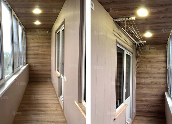 Кейс нашей работы: лоджия 8 кв.м под ключ — остекление, теплые полы + отделка ламинатом и ПВХ-панелями