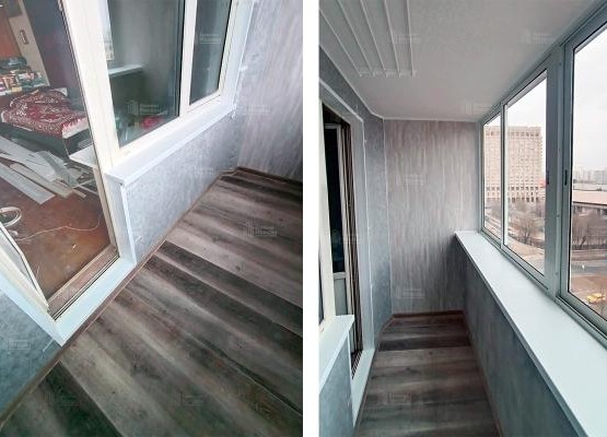 Балкон-эконом: холодное остекление и отделка за 1 день