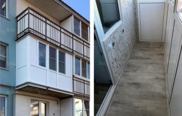 Утепление балкона с остеклением и штукатуркой стен