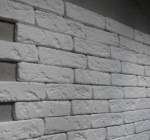 Отделка гипсовой плиткой 