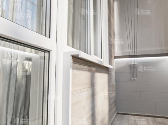 Расчет теплого остекления балкона с внутренней отделкой