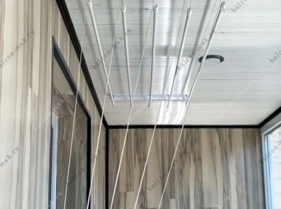 Ремонт лоджии под ключ с отделкой ламинатом