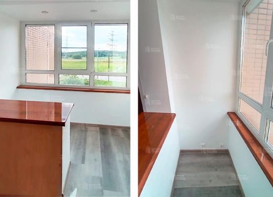 Европейский стандарт: теплое остекление и лаконичная отделка лоджии