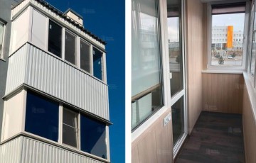 Балкон под ключ: пример с детальным разбором стоимости на остекление и отделку