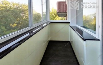 Расчет раздвижного остекления с отделкой ПВХ панелями