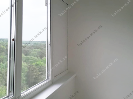 Отделка лоджии гипсокартоном и плиткой