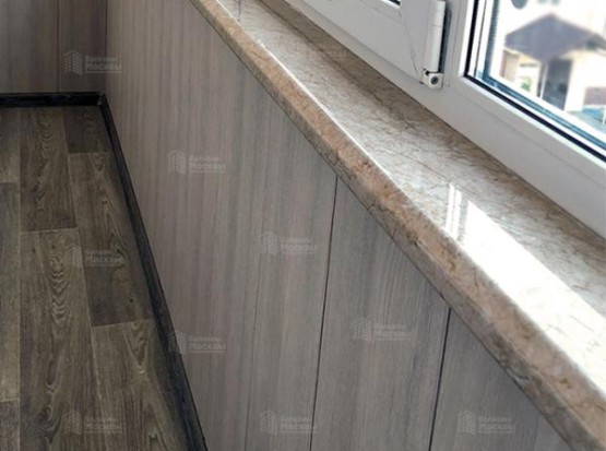 Утепление лоджии 4 м2 пенофолом с комплексной отделкой ПВХ панелями