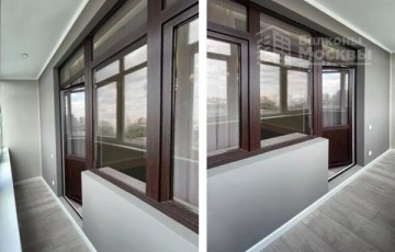 Расчет недорогого ремонта узкого балкона