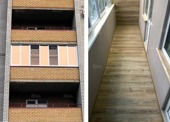 Превращаем холодную лоджию в комнату — кейс с теплым остеклением, отделкой и теплым полом