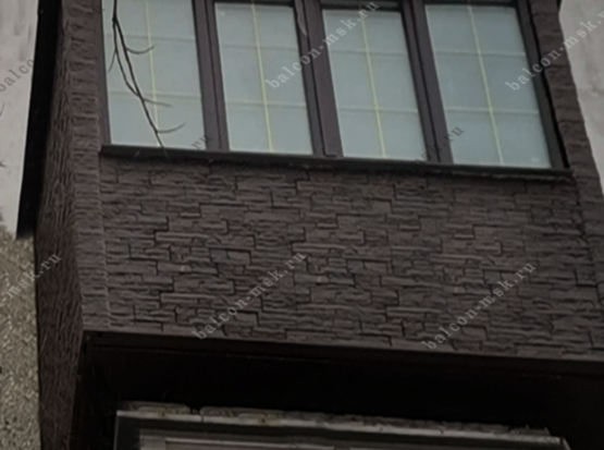 Наружная отделка балкона и лоджии в Москве: красиво, надёжно, по делу. Фото № 11