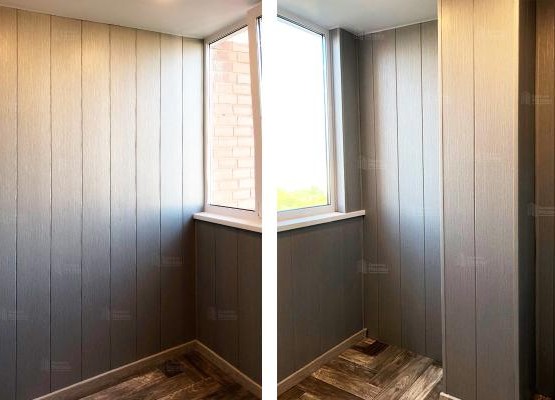 Цена на ремонт лоджии в Москве — пример с остеклением, утеплением и отделкой