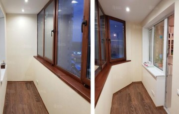 Цена на остекление лоджии с отделкой гипсокартоном, в которой тепло даже зимой