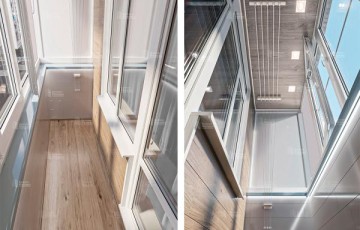 Утепление балкона с отделкой под ключ: Окна, ПВХ-панели + ламинат