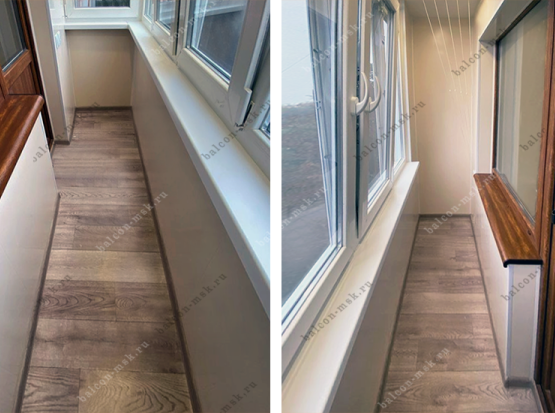 Расчет ремонта балкона под ключ