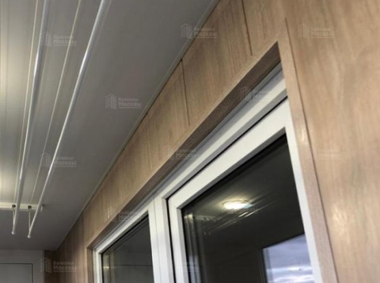 Ремонт П-образного балкона 3.3х0.8 м