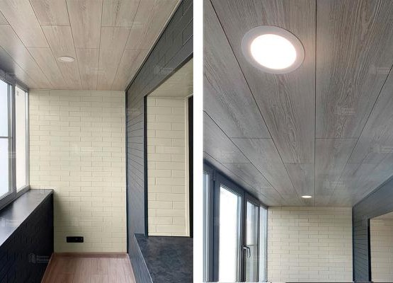 Евроостекление балкона под ключ с присоединением к комнате