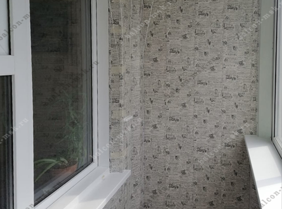 Внутренняя отделка балкона под ключ. Фото № 6