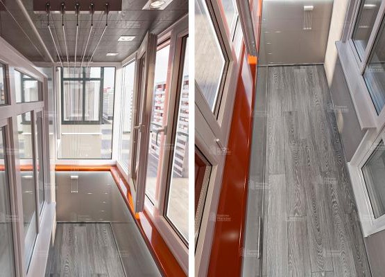 Цена остекления и отделки балкона 3,0 метра