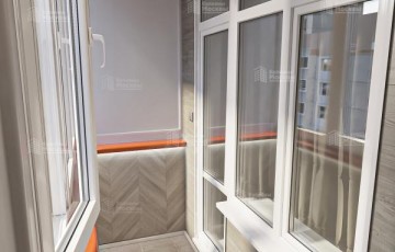 Расчет цены остекления с обшивкой панелями, ламинатом и плиткой