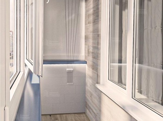 Тёплый контур: остекление балкона + отделка ПВХ и ламинатом