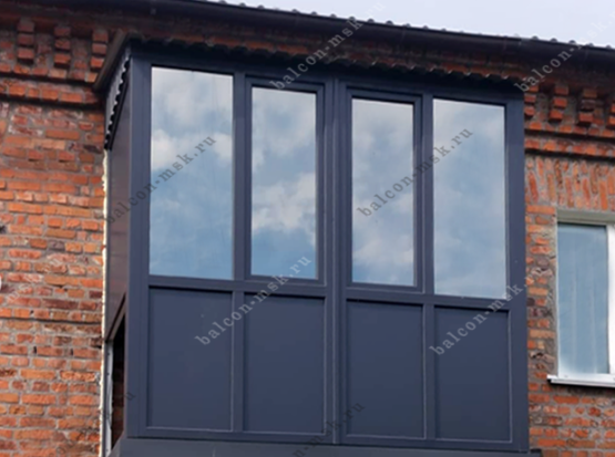 Наружная отделка балкона и лоджии в Москве: красиво, надёжно, по делу. Фото № 2