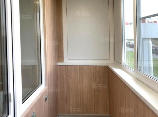 Ремонт П-образного балкона 3.3х0.8 м