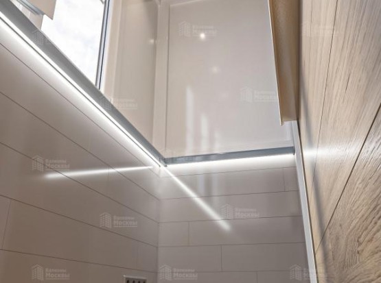 Расчет остекления балкона с отделкой ПВХ панелями и ламинатом