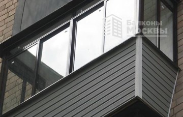 Расчет остекления балкона с выносом по парапету