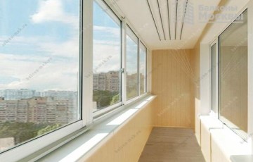 Расчет полутёплого остекления с отделкой ПВХ панелями