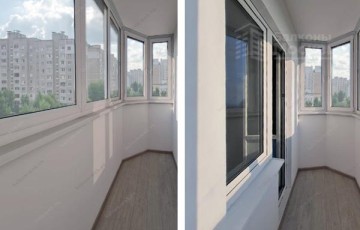 Расчет холодного остекления лоджии с отделкой гипсокартоном