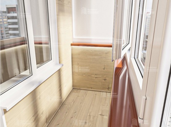 Отделка балкона вагонкой: тёплая классика без сюрпризов. Фото № 3