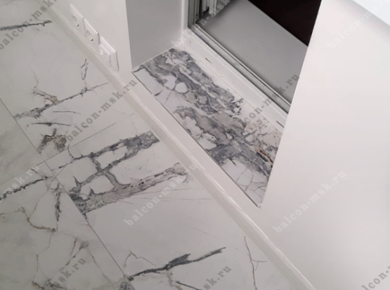 Отделка лоджии гипсокартоном и плиткой