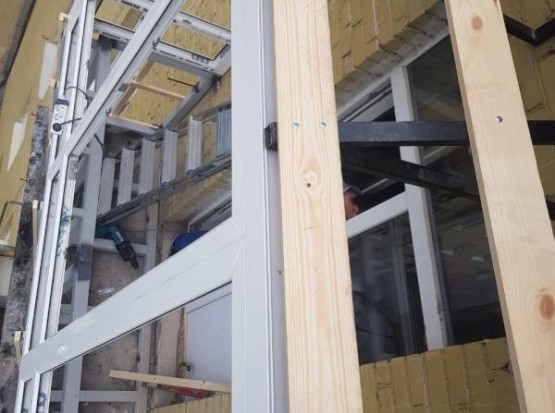 Расчет крыши на балкон с остеклением