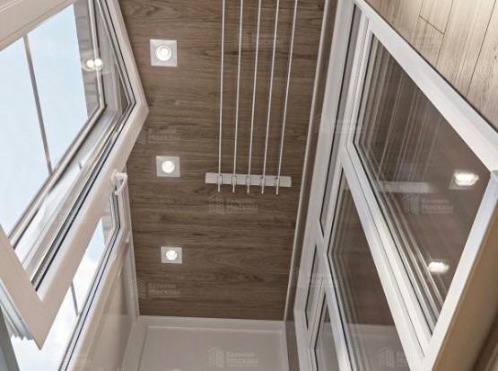 Расчет остекления балкона с отделкой ПВХ панелями и ламинатом