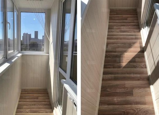 Кейс: как мы сделали отделку балкона с окнами КБЕ и теплым полом