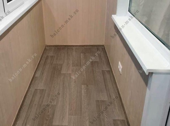 Утепление балкона. Цена с отделкой